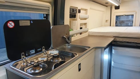 Westfalia Luxury Adventure Bus Camper with Bus Biker