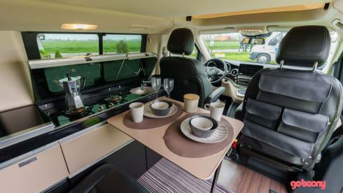 The freedom of camping, the luxury of a hotel room