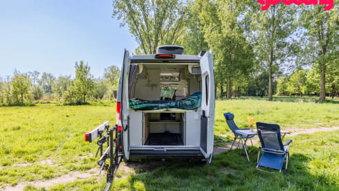 Coopernicus, 2021 – Comfortable 2p Karmann 600, parking air conditioning, length beds, automatic, biker