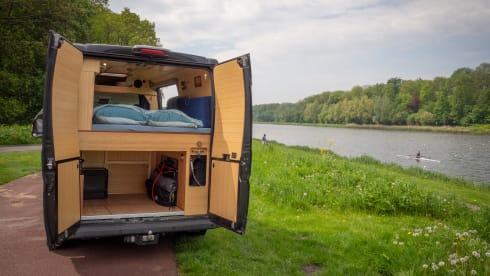 Two-person Citroen self-build camper