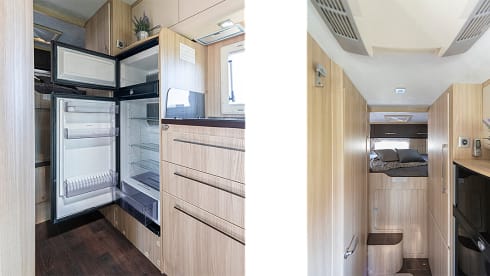 CI Riviera – CI Alcove family camper incl. complete inventory !!