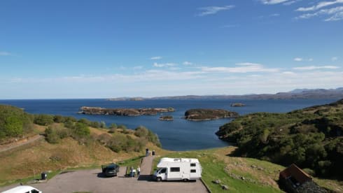 Big Bertha – Sea Newlife, Edinburgh (Fiat Ducato) sleeps upto 7, 5 is super comfortable