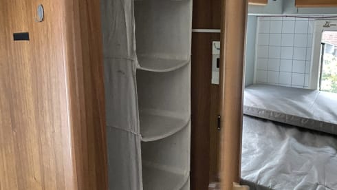 Comfortable retro touring camper.