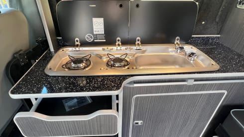 4 berth Vauxhall Vivaro campervan from 2013