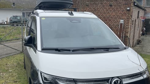 VW California Ocean T7 (2026) blauw-wit