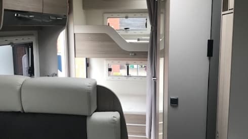 Margo – Hire Margo our immaculate seven berth Chausson Motorhome.