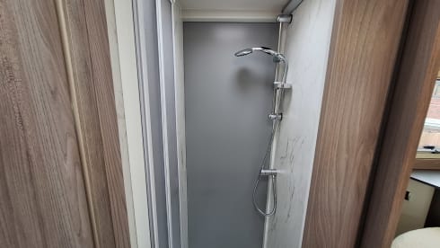 Swift Voyager motorhome (2023) fixed rear bed