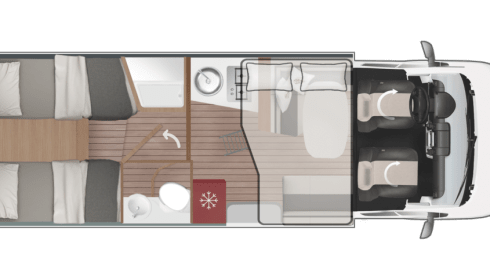 Drivetohappiness – 4p Ford semi-integrated uit 2026