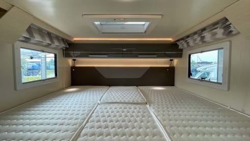 Nordlicht – family alcove for 5 with separate sleeping areas