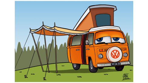 James – Classic Volkswagen T2b camper from 1975
