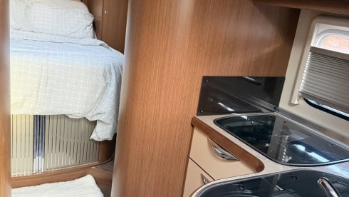 Burney  – 4 berth Bürstner semi-integrated from 2012