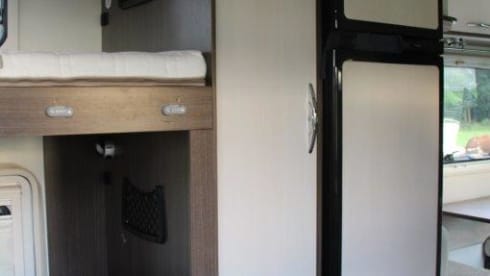 Very spacious and cozy 7-person family camper with air conditioning