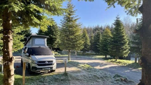 Colin – Our new high spec VW T6 Campervan who's keen to travel with you