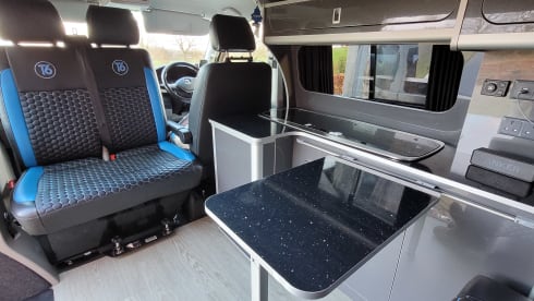 4 berth VW transporter campervan from 2016
