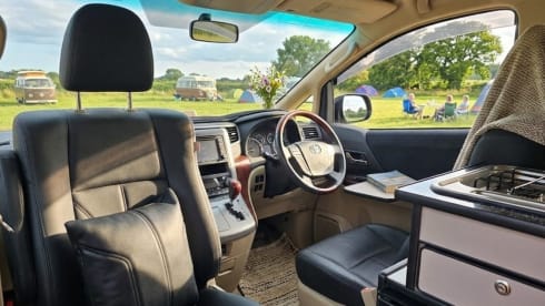 Ebony – 4 berth Toyota campervan from 2009