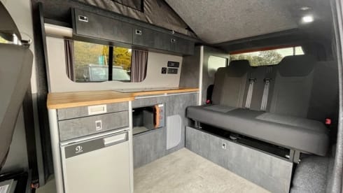 (VW004) 2023 VW T6 'Rebellion' Camper Van - sleeps 2 adults plus 2 children