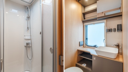 Spacious and luxurious 2-person semi-integrated from 2023