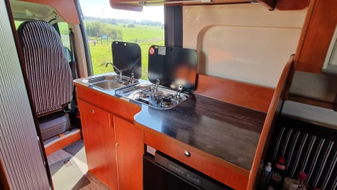 Super nice Fiat Ducato Karmann bus camper