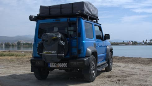 Jimny BLUE - Greece – Crea ricordi: esplora la tua avventura con Camper Jimny
