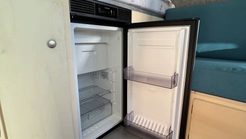 2p Fiat Ducato camper bus from 2016 with air conditioning and e-bike carrier