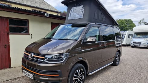 4 berth Volkswagen campervan from 2017