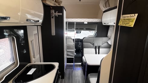 6 berth Ford bus from 2021