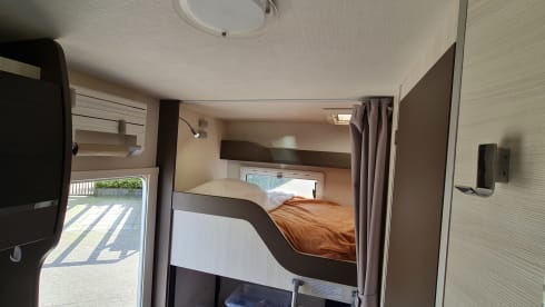 Luxe Familiecamper – Luxury Family Camper, Sleeps 6, Air Conditioning, Wifi