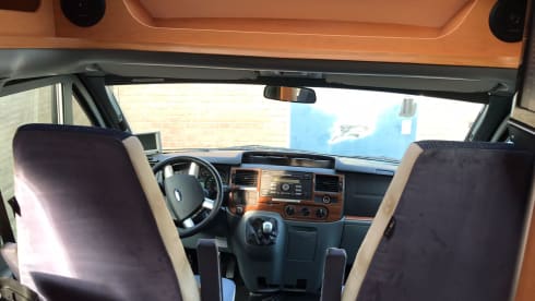 2 person Hymer with length beds