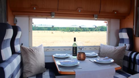 Duke, our Motorhome is ready to jump in and go.