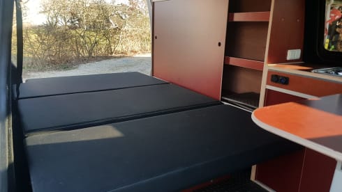 Kever – Our beautiful white VW camper