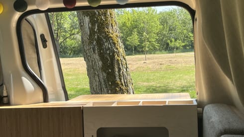 e-ventje – 2ps  electrische VW camper uit 2025 (ID buzz pro 210 kw) 