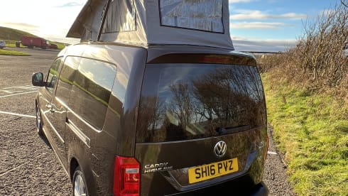 2 berth Volkswagen toffee brown camper
