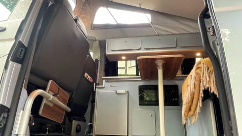 Silver Monte Carlo VW 2021 T6.1, solar panels & awning, sleeps 4