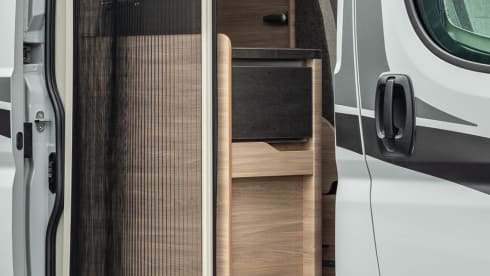 The spacious Columbus Knaus Freeway Boxstar