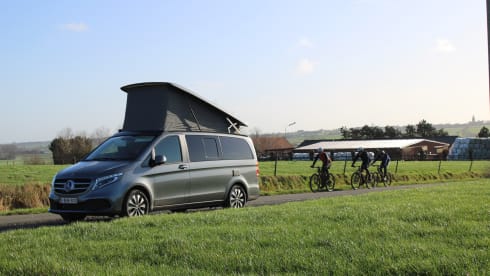 The freedom of camping, the luxury of a hotel room