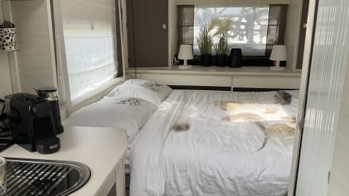 4 person very spacious Chausson camper 2019