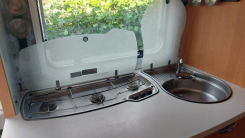 Luxury family camper ready for wonderful trips