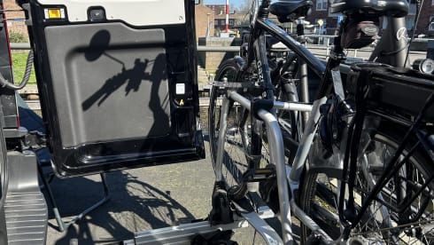 Beautiful 2-person Ford camper van from 2023 with luxurious furnishings