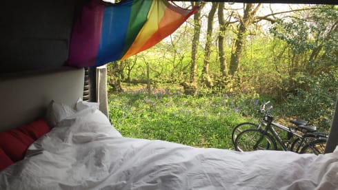 Eve's camper – 2 berth camper plus awning AND Tempur mattress!