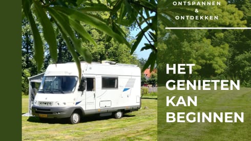 Kempurtje  – Hymer B544; 6 Personen extra komfortabler und kompletter Camper!