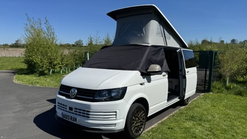 4 berth Volkswagen campervan from 2018