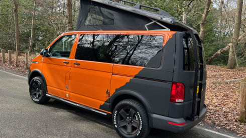 (VW004) 2023 VW T6 'Rebellion' Camper Van - sleeps 2 adults plus 2 children