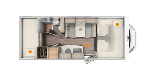 Spacious 6p Carado 361 alcove from 2024