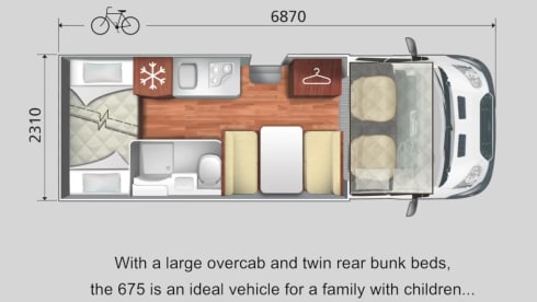 Fabulous Roller Team Zefiro 675 6 berth motorhome