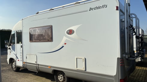 Comfortabele 4p Dethleffs integraal 2002