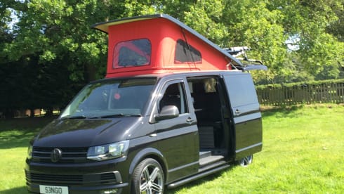 Black Beauty – Black beauty, our Vw T6 top of the range transporter 