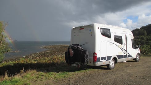 Going to the sun with our luxurious compact camper?