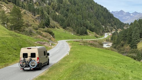 Camp en jo – 4p Peugeot bus uit 2025