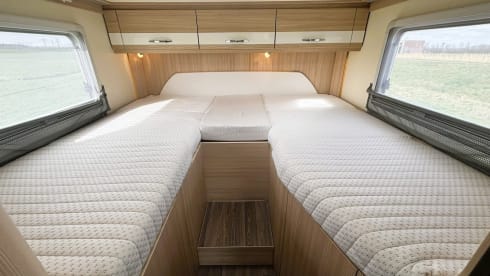 Fijne Bürstner voor 2 personen