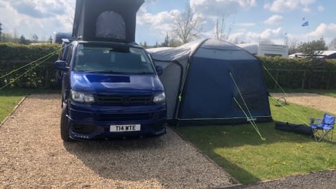 4 berth Volkswagen Transporter campervan 2008